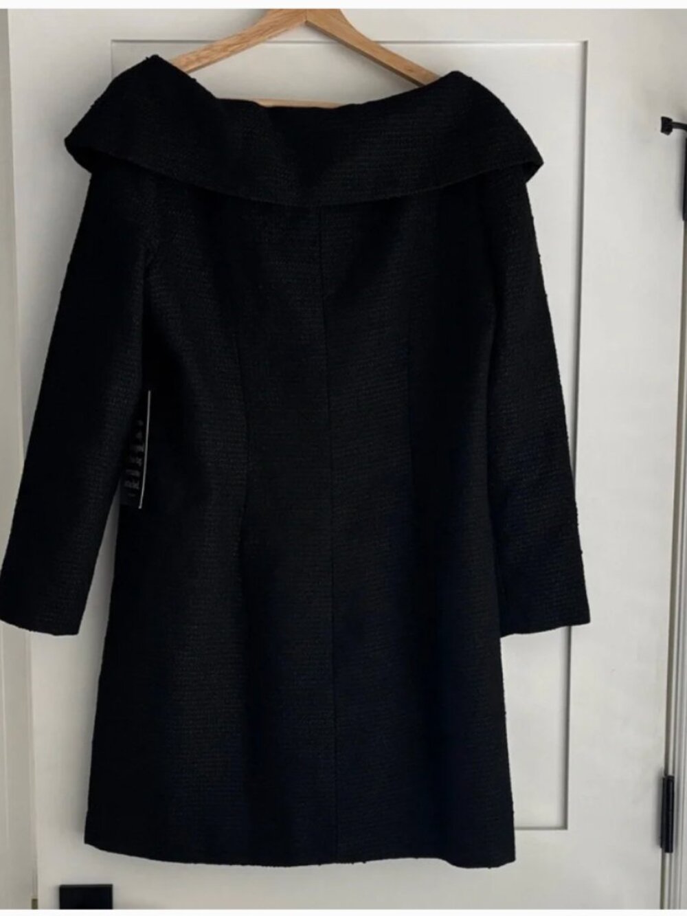 NWT Tuckernuck Black Tweed Blanche Dress Large - Picture 5 of 6